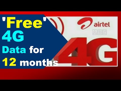 Airtel Gives User Free 4G Data For 12 Months, Conditions Apply | ABN Telugu