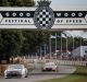 CHICHESTER, ENGLAND - JULY 01: Cars race at Goodwood Festival of Speed on July 01, 2017 in Chichester, England. The ...