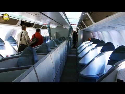 STUNNING Air Canada B767 short haul FLAT BED First Class! [AirClips full flight series]