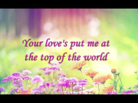 Top of The World-The Carpenters (Lyrics)