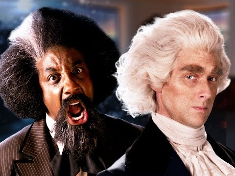 Frederick Douglass vs Thomas Jefferson.  Epic Rap Battles of History - Season 5