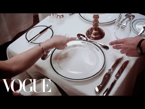 Modern Etiquette: Dining Out with Chloe Malle - Vogue