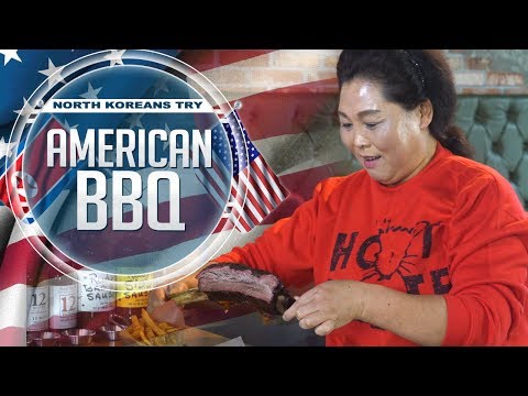 North Koreans Try American BBQ [Full video]