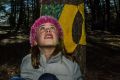 Ella Strang, 9, of McKellar in the Himalayan cedar forest. 