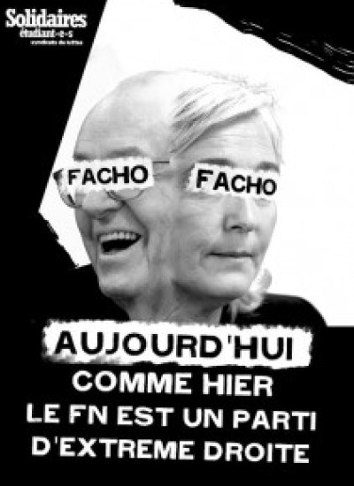 Image result for contre le pen affiches