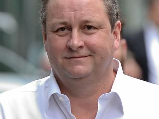 Owner of Sports Direct and Newcastle United, Mike Ashley arrives at the High Court in central London on July 3, 2017, to defend himself against a lawsuit filed by a former business associate. / AFP PHOTO / CHRIS J RATCLIFFE