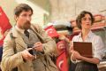Christian Bale and Charlotte Le Bon play two sides of a love triangle in <i>The Promise</I>.