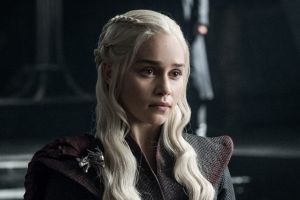 Emilia Clarke as Daenerys Targaryen in a first-look image from season seven of <i>Game of Thrones</i>.