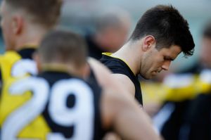 Richmond captain Trent Cotchin has opened up about the personal pressure he felt in 2016.