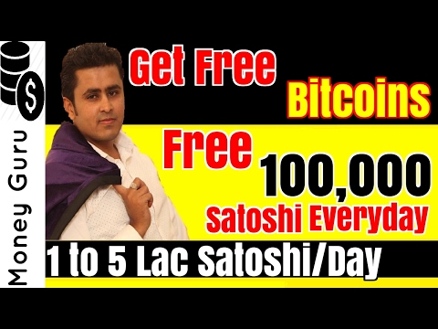 100,000 - 500,000 Satoshi Every Day - Get Free Bitcoins Every Day !