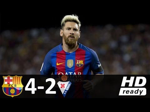 Barcelona vs Eibar 4-2 - All Goals & Highlights - La Liga 21/05/2017 HD