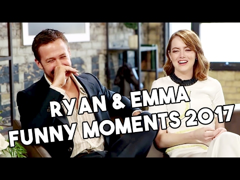 Ryan Gosling and Emma Stone Funny Moments 2017