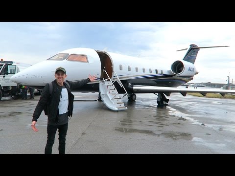 MY FIRST PRIVATE JET!!