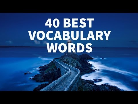 40 Best Vocabulary Words - Learn English - Lucid Explanation - Study IQ Education