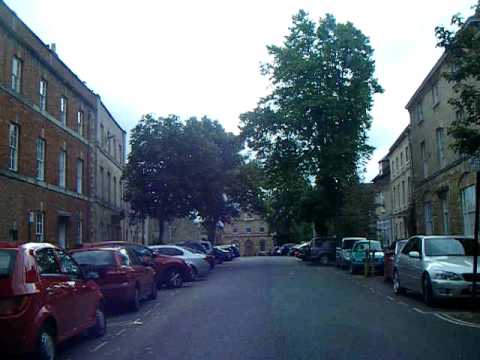 Woodstock Oxfordshire England drive through