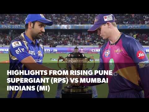 IPL 2017 Final: Highlights of Rising Pune Supergiant (RPS) vs Mumbai Indians (MI)