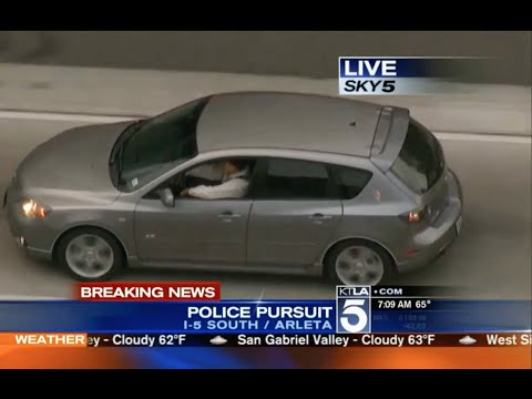 Los Angeles Police Chase (September 13, 2016) KTLA