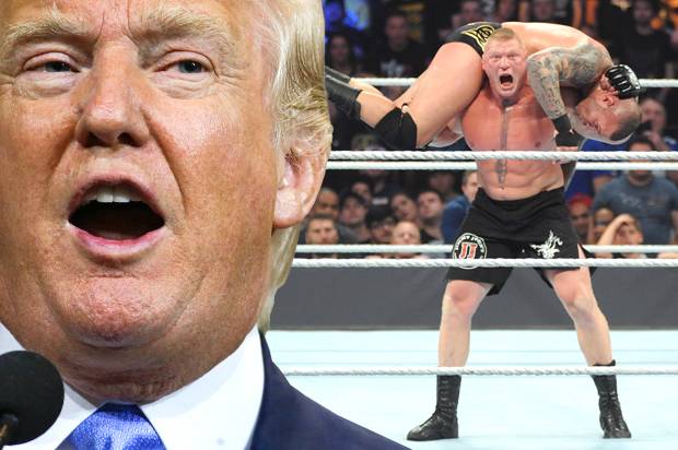 Donald Trump, undisputed champ: Body-slamming his way to victory over the media and the "resistance"