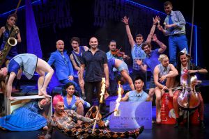 Circuz Oz dressed rehearsal. 21 June 2017. The Age News. Photo: Eddie Jim. Rob Tannion (centre) artistic director.