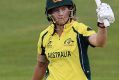 Being managed: Despite carrying a troublesome shoulder injury Australia's captain Meg Lanning scored 152 not out against ...