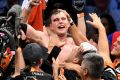 World Champion: Jeff Horn takes an upset victory over Manny Pacquiao by unanimous decision.