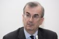 Bank of France governor Francois Villeroy de Galhau said that respecting the 3 per cent deficit target was necessary "if ...