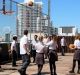 Perth's only high-rise school, St George's Anglican Grammar School, has a rooftop basketball court.