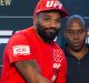 Nothing but respect: Yoel Romero, left, and Robert Whittaker shake hands before their fight at UFC 213.