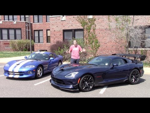 2016 Dodge Viper ACR vs. 1997 Dodge Viper GTS: Comparison Test!