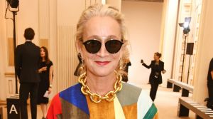 Lucinda Chambers attends the Roland Mouret show as part of the Paris Fashion Week Womenswear Spring/Summer 2017 on ...