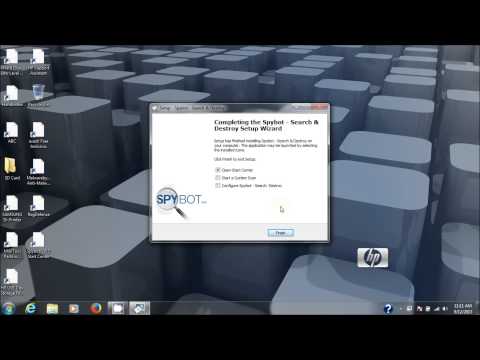 Spybot Search & Destroy Anti-Spyware Removal Software Install And Use Tutorial