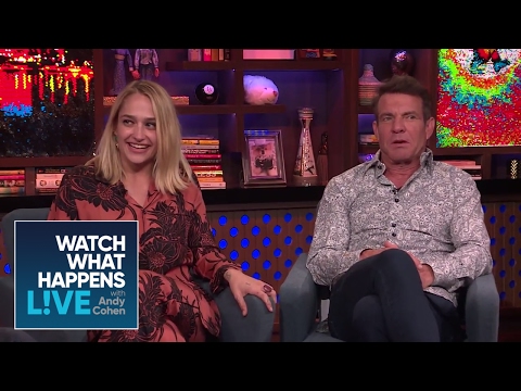 Jemima Kirke And Dennis Quaid On Sex Scene Boners - WWHL