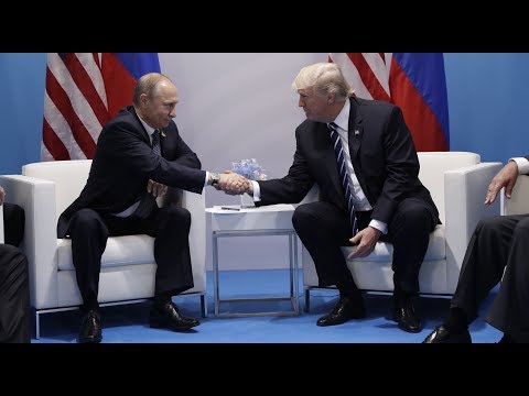 Trump and Putin meet and shake hands ahead of meeting at the G20