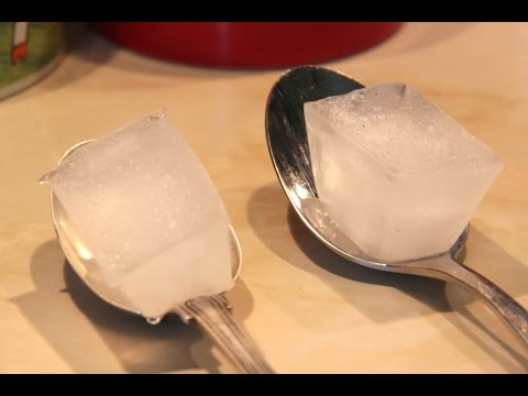 How to tell Solid Sterling 925 Silver from Fake Silver or Stainless Steel Using the Ice Test