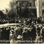 Police dispersing Free Speech Meeting, San Diego, California, March 10, 1912