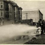 San Diego Free Speech Fight, California, 1912. Police dispersing Free Speech Mee