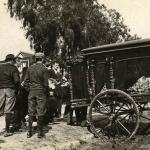 San Diego Free Speech Fight, California, 1912. Michael Hoey' hearse?. 