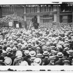 Anarchist Alexander Berkman addresses the crowd