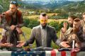 Father Joseph Seed and his fellow cultists as they appeared on the initial Far Cry 5 reveal poster.