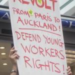 Student Revolt: From Paris to Auckland defend workers rights!