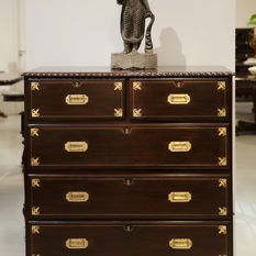  - British colonial rosewood chest of drawers - Chests of Drawers