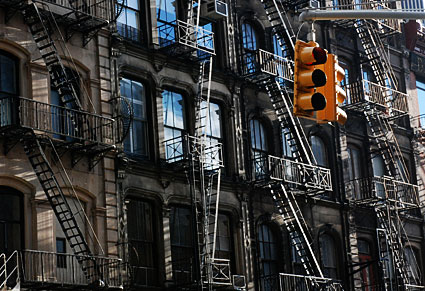 Manhattan, Brooklyn and Lower East Side street scenes, signs, and buildings - New York photographs, NY, US