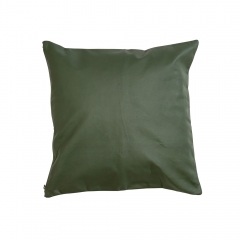 The Joey Leather Cushion - Green