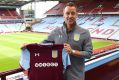 Aston Villa's new signing John Terry was unveiled at Villa Park.