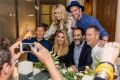 From left: Andrew Reid, Magdalena Roze, Sam Frost, Kris Smith, Nova's Michael "Wippa" Wipfli and Tom Williams at Marco ...