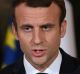 French President Emmanuel Macron speaks during a press conference at Elysee Palace in Paris, Saturday, July 8, 2017. ...