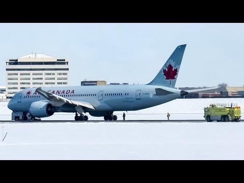 *Emergency landing!* Air Canada 787-8 (B788) landing in Montreal (YUL/CYUL)