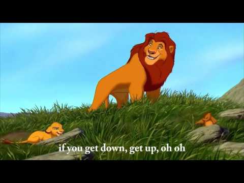 The Lion King - Waka Waka  - ♫ - Shakira -  English lyrics on screen