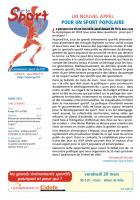 pour le Sport - mars 2015