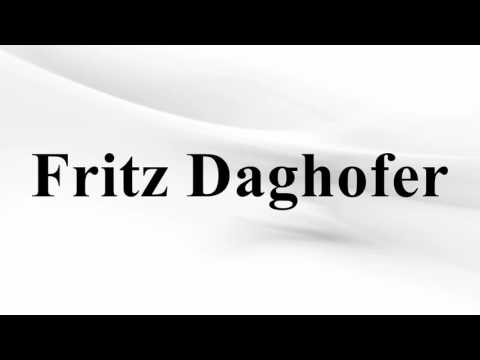 Fritz Daghofer